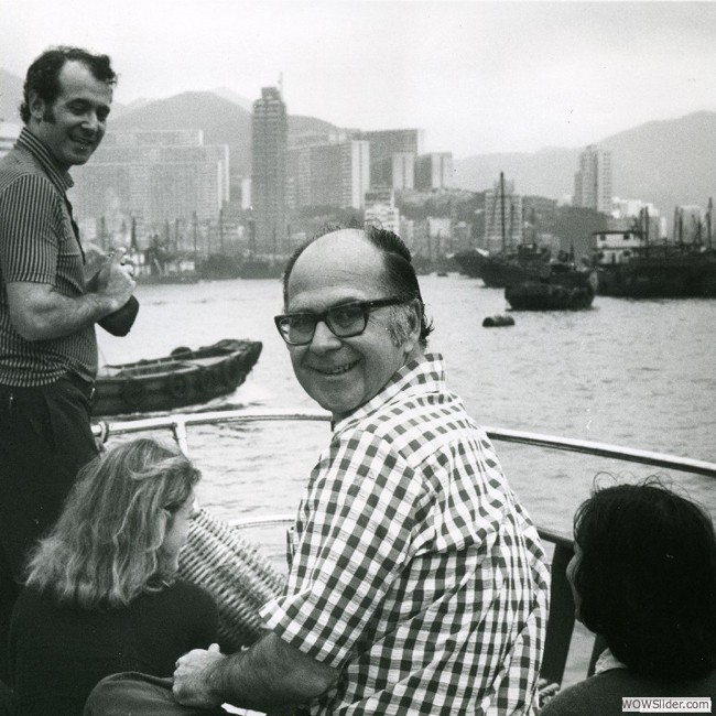 March 1973: Opening B-M's office in Hong Kong with Bob Leaf