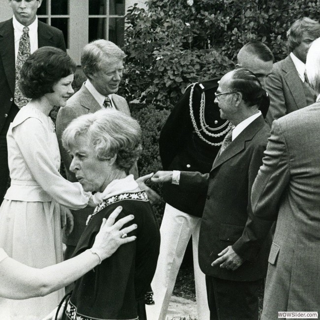 1977: White House reception for Kennedy Center Board and Corporate Fund donors with President Jimmy Carter