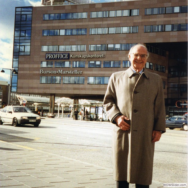 1997: Sweden, visit to the Stockholm Office