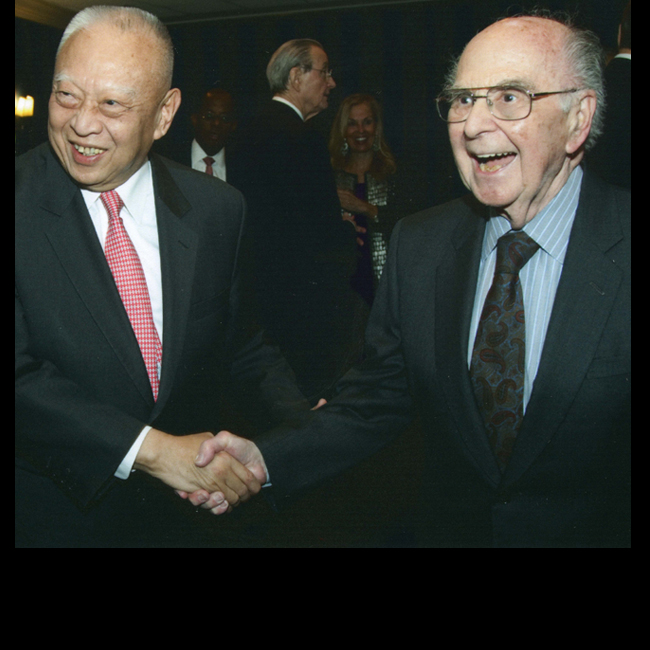 April 11, 2012: Economic Club of New York with Tung Chee Hwa, the first Chief Executive and President of the Executive Council of Hong Kong after the transfer of sovereignty in 1997