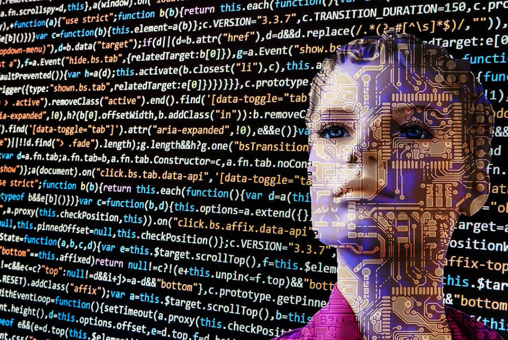A robot and a coding language