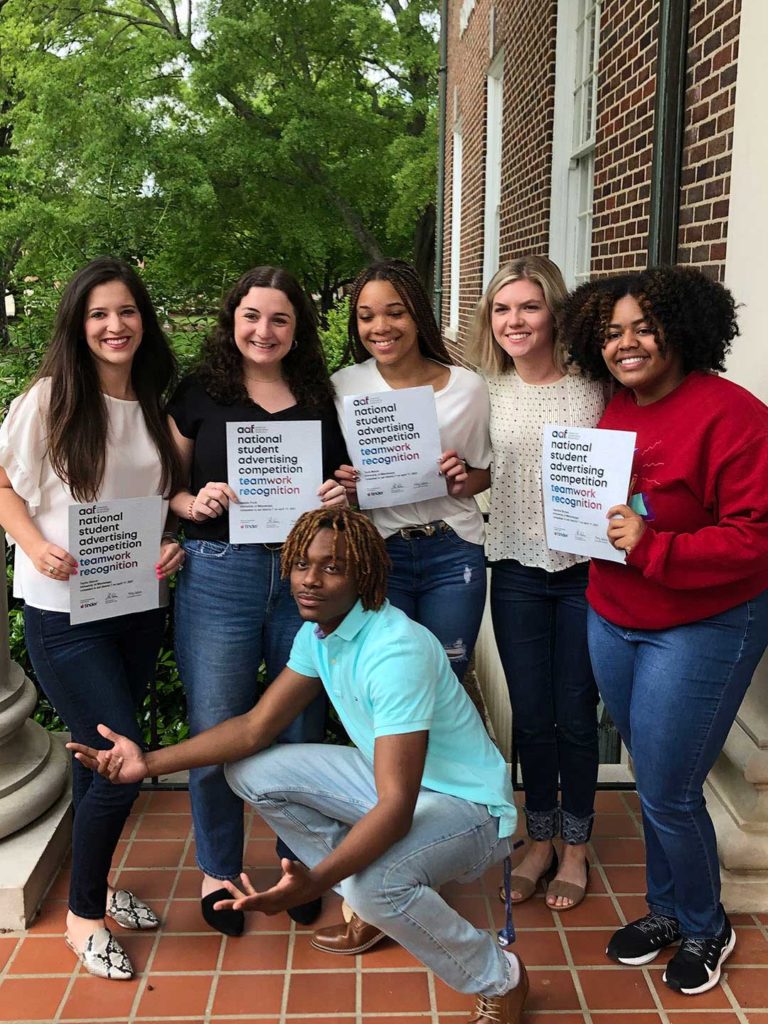 A University of Mississippi School of Journalism and New Media IMC team recently won second place in the District 7 American Advertising Federation National Student Advertising Competition.