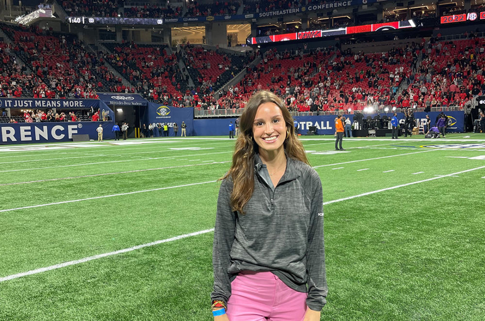 University of Mississippi journalism student selected as SEC/CBS Sports Title IX Ambassador for championship game